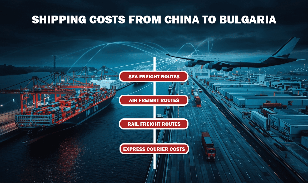 Shipping Costs from China to Bulgaria