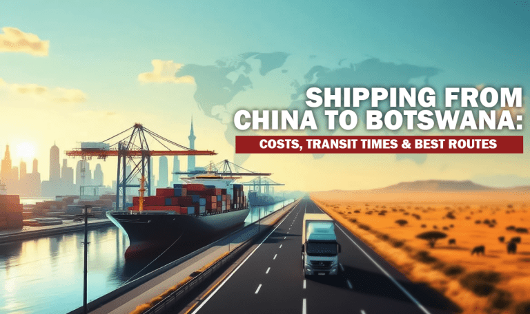 Shipping from China to Botswana