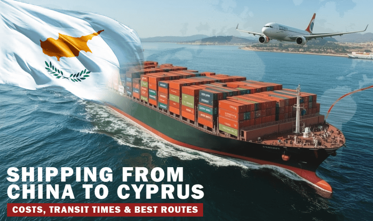 Shipping from China to Cyprus