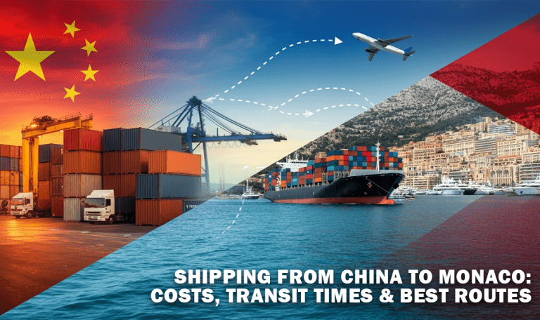 Shipping from China to Monaco