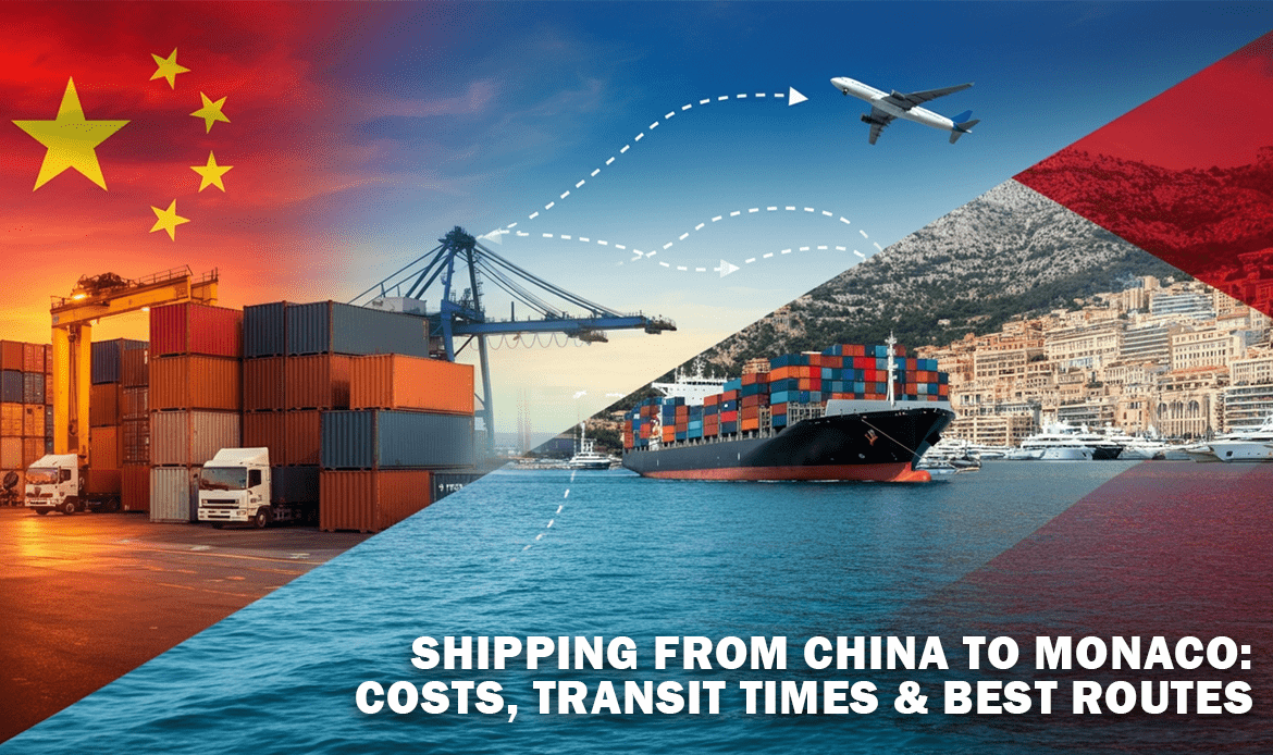 Shipping from China to Monaco