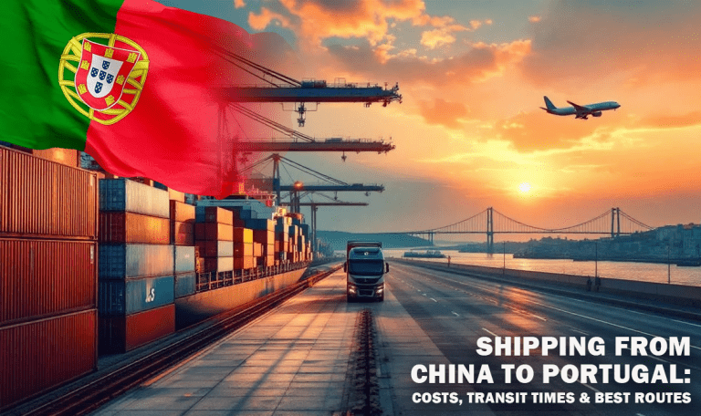 Shipping from China to Portugal