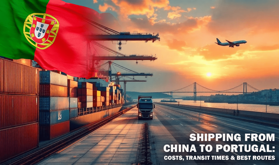 Shipping from China to Portugal