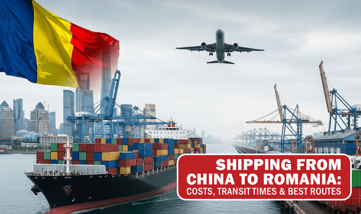 Shipping from China to Romania