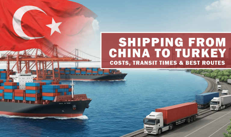 Shipping from China to Turkey