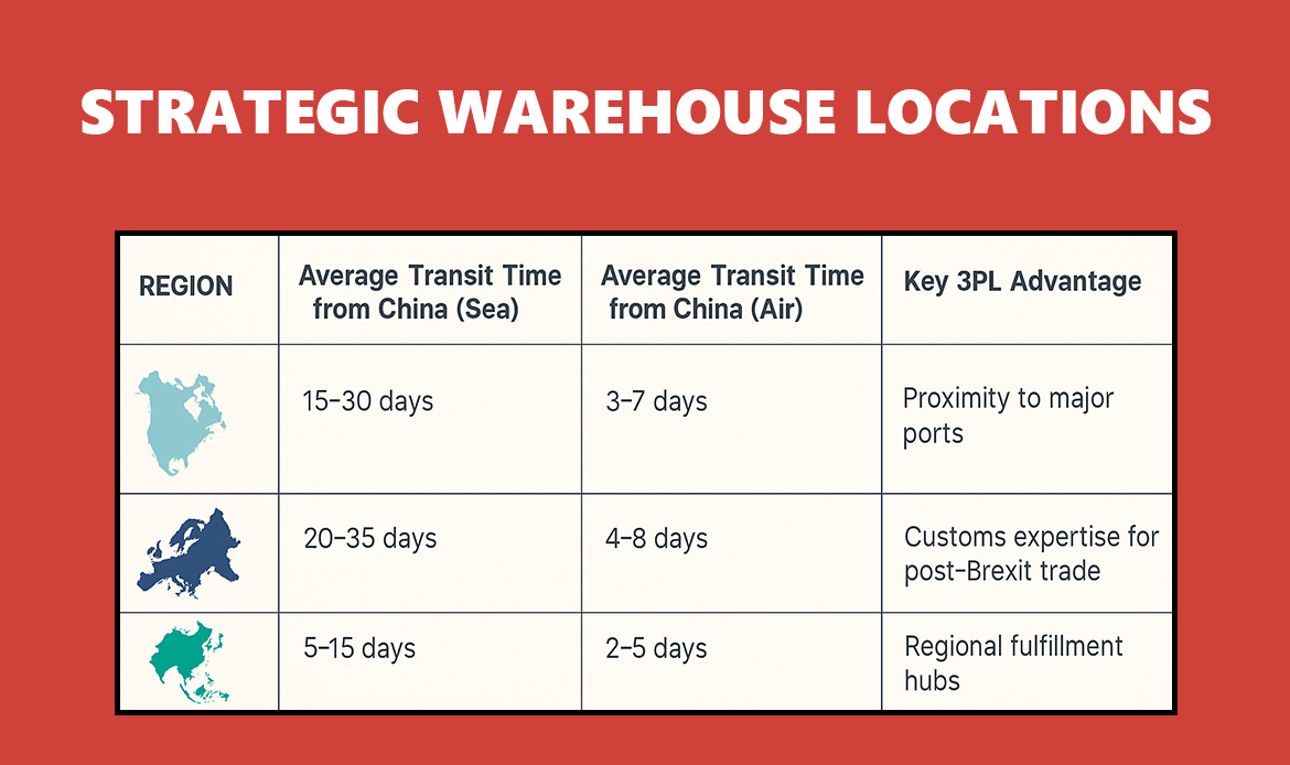Strategic Warehouse Locations