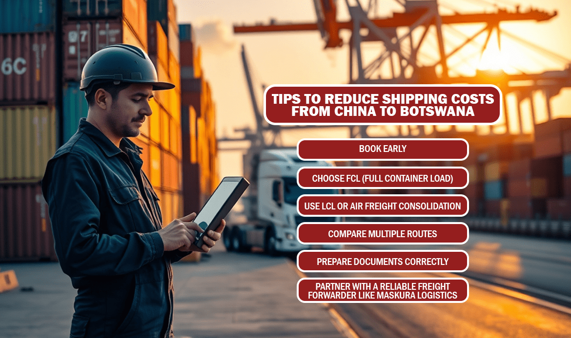 Tips to Reduce Shipping Costs from China to Botswana