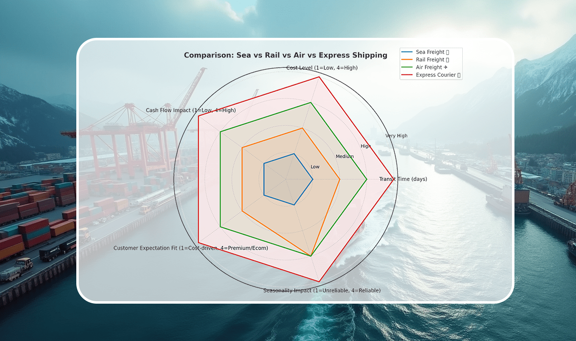 compare shipping methods