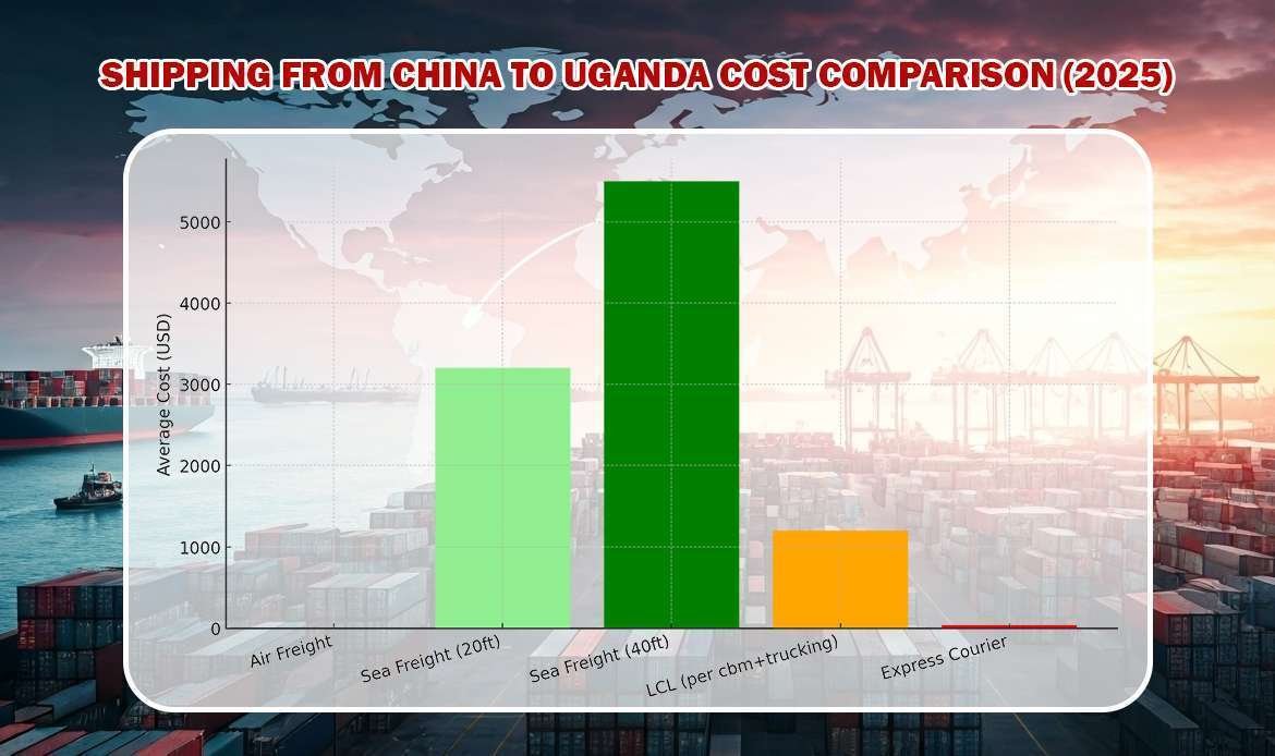 Shipping Options From China to Uganda