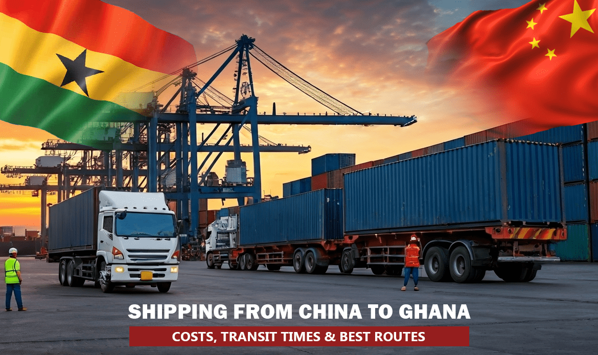 Shipping from China to Ghana