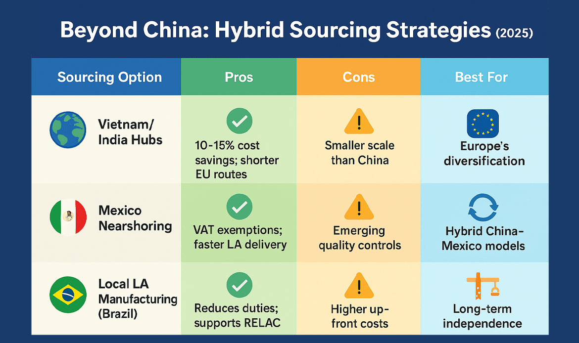 Beyond China Hybrid Sourcing Strategies for Supply Chain Diversification
