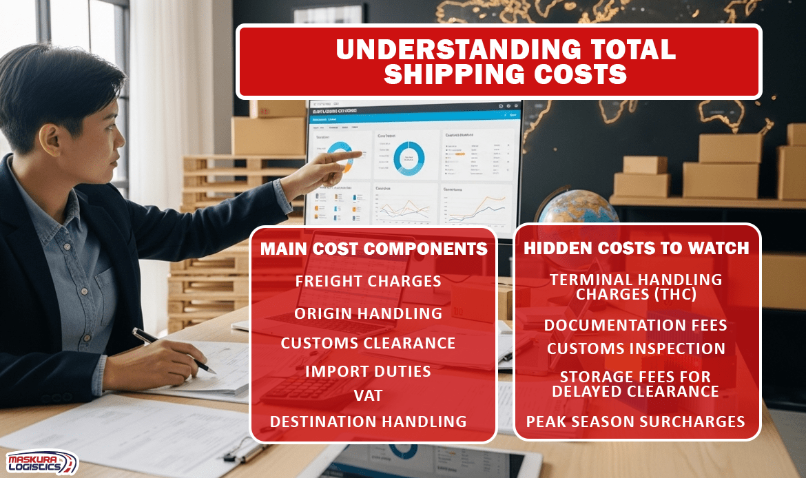 China to Azerbaijan Total Shipping Costs