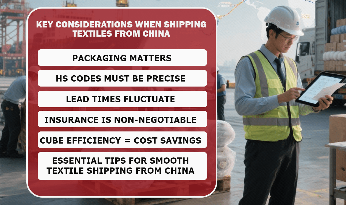 Key Considerations When Shipping Textiles from China
