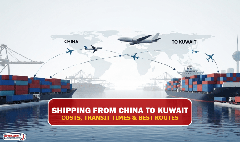 Shipping from China to Kuwait