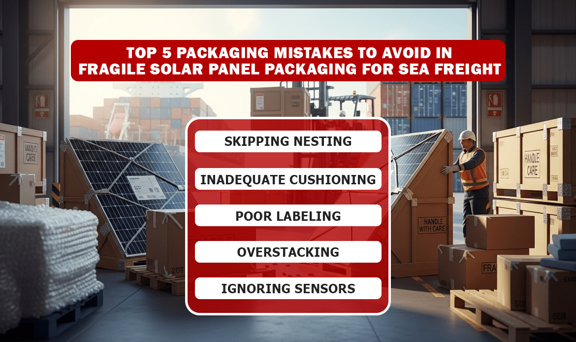 Top 5 Packaging Mistakes to Avoid in Fragile Solar Panel Packaging for Sea Freight