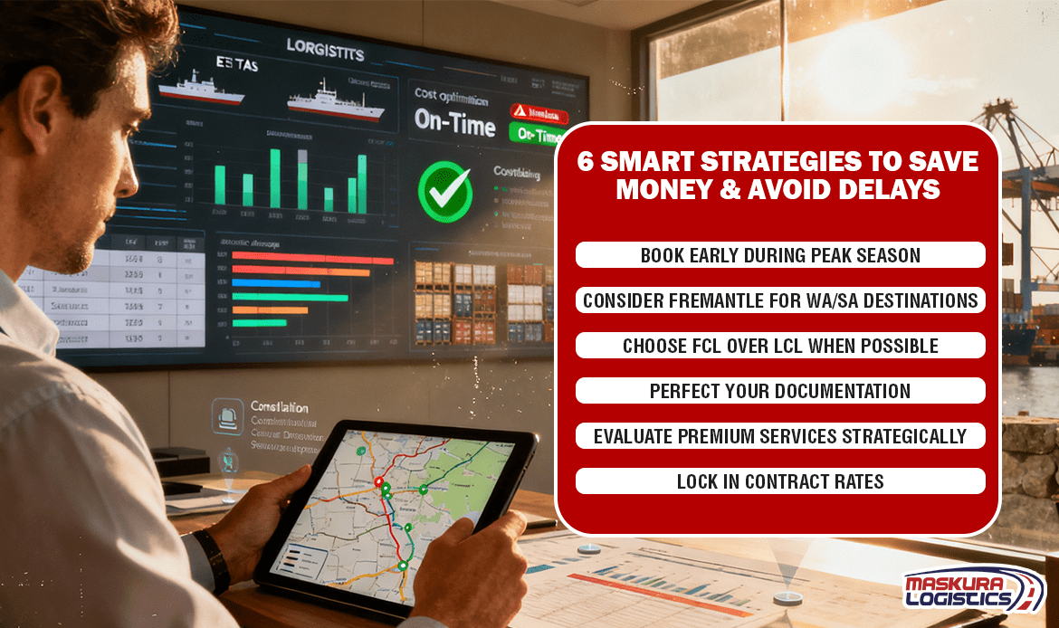 China to Australia Shipping 6 Smart Strategies to Save Money & Avoid Delays