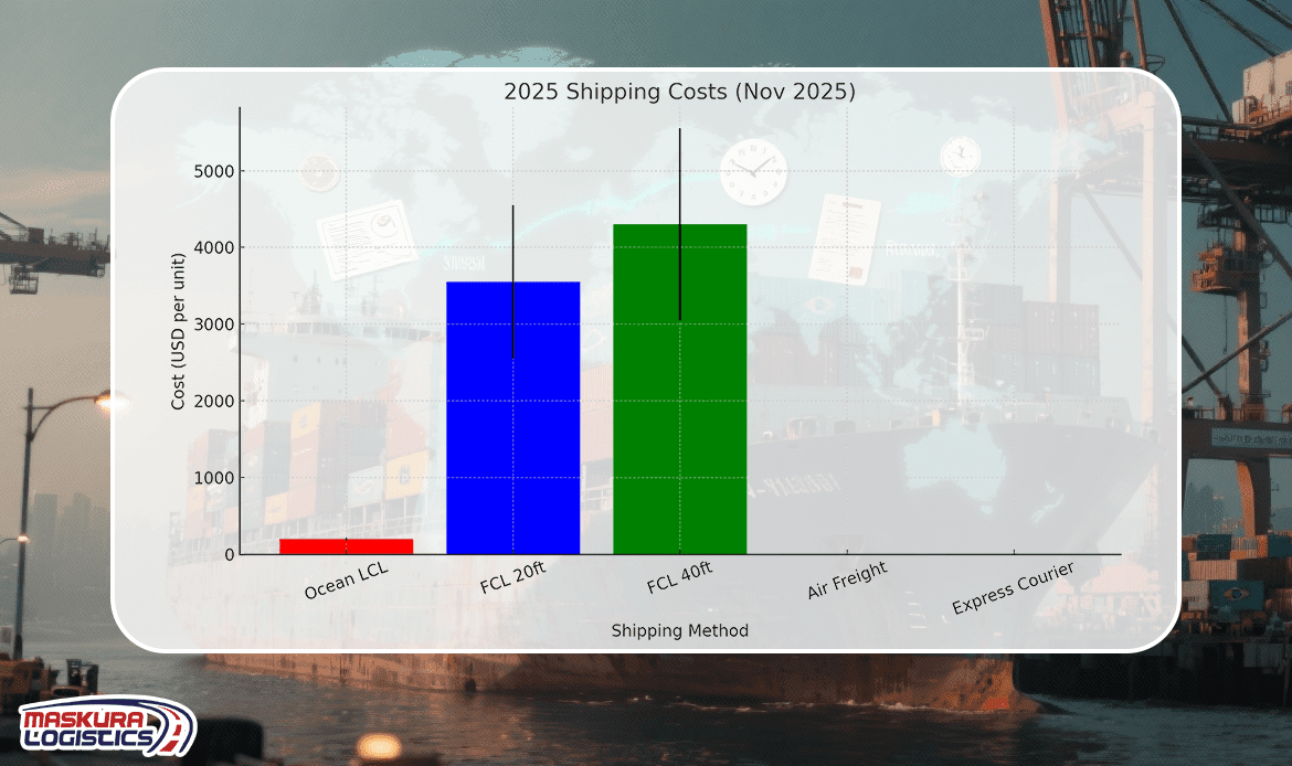 China to Brazil Shipping Costs