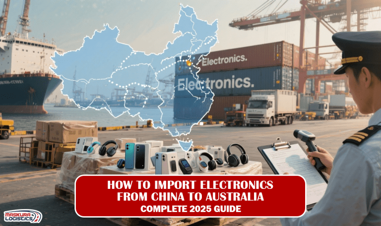 Import Electronics from China to Australia