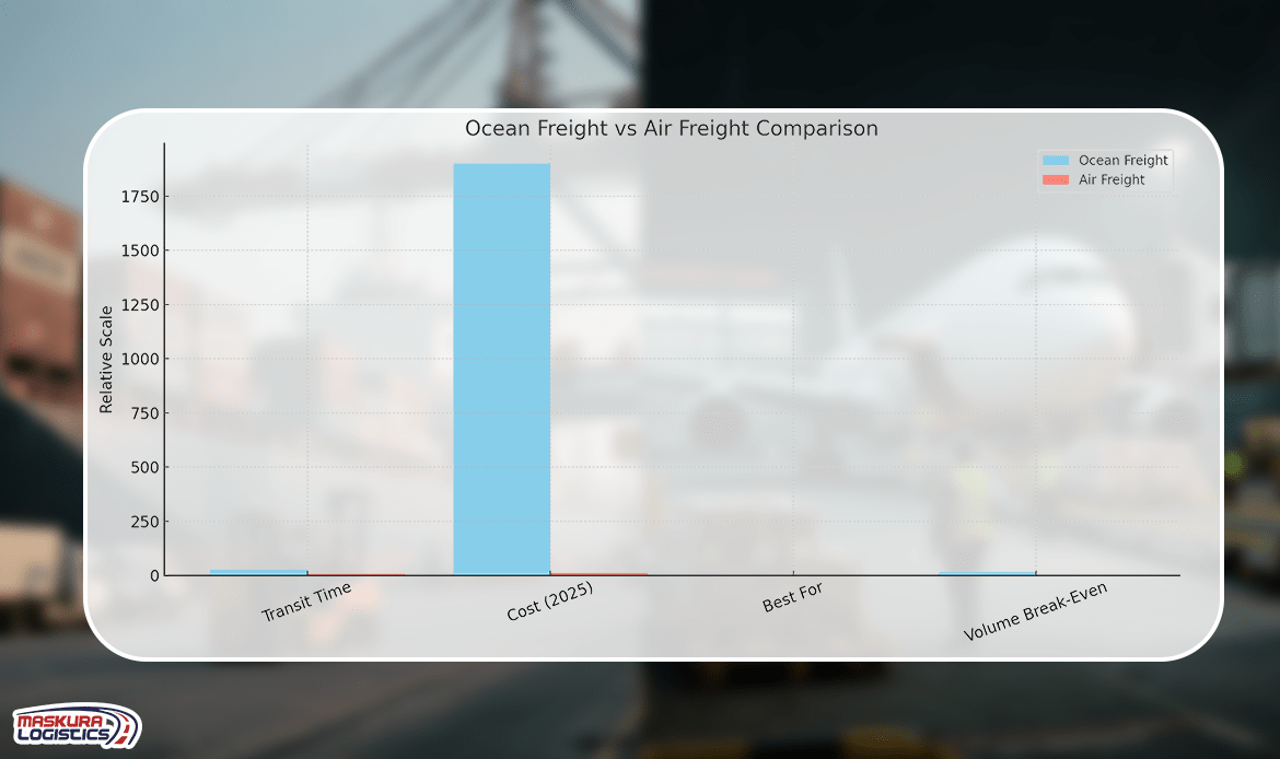 Ocean Freight vs Air Freight