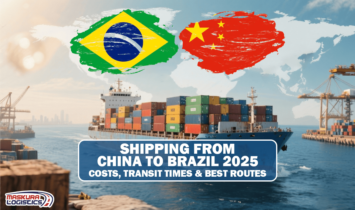 Shipping from China to Brazil