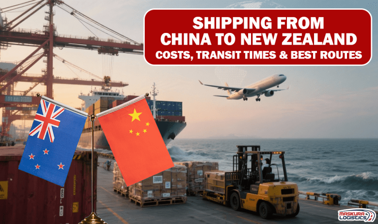Shipping from China to New Zealand