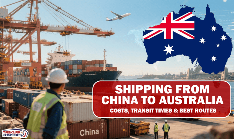 shipping from china to Australia